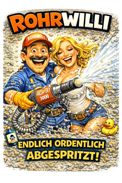 Rohrwilli ordentlich abgespritzt