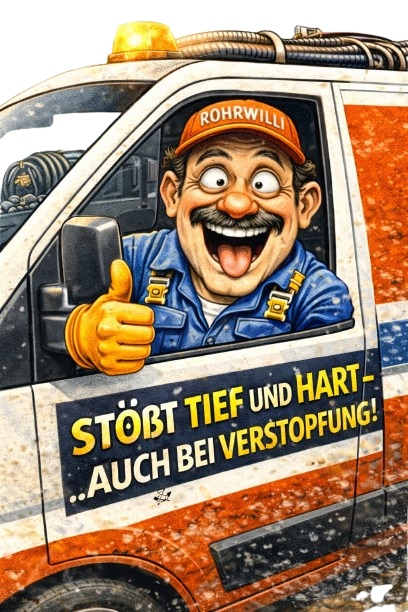 Rohrwilli stößt tief!